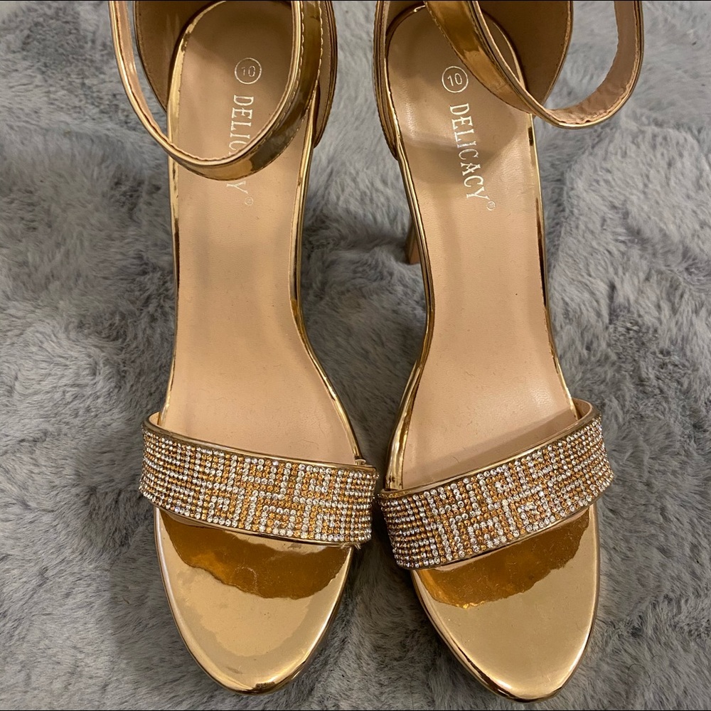 Rose Gold Heels! Brand new!!
